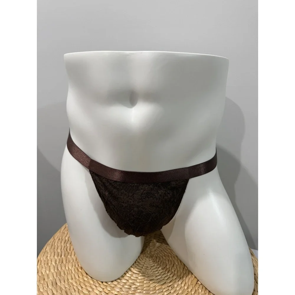 Cosabella Never Say Never Italian Thong Uno Lace Men's Made in Italy Size XL